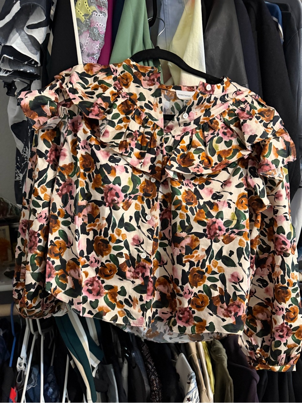 Something navy top xs NWT